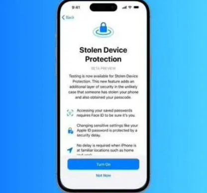 阿图什苹果授权维修店分享被盗设备保护功能开启方法 